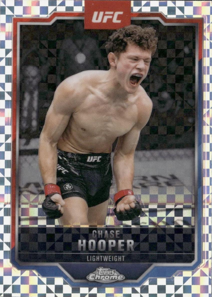 Chase Hooper 2025 Topps Chrome UFC Base #17 X-Fractor