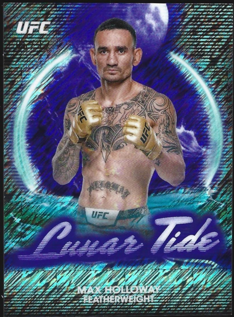 Max Holloway 2025 Topps Midnight UFC Lunar Tide #LT-15 Midnight