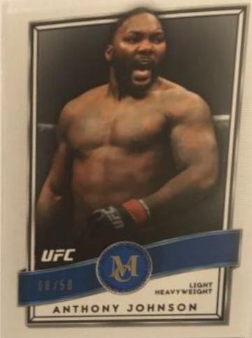 Anthony Johnson 2016 Topps UFC Museum Collection Base #15 Sapphire