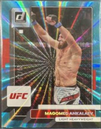 Magomed Ankalaev 2023 Panini Donruss UFC Base #35 Teal Laser