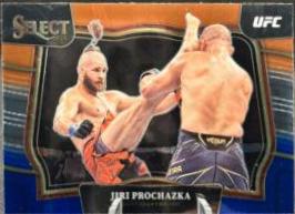 Jiri Prochazka 2023 Panini Select UFC Octagonside #241 Red Blue Prizm
