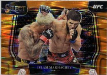 Islam Makhachev 2023 Panini Select UFC Octagonside #260 Orange Flash