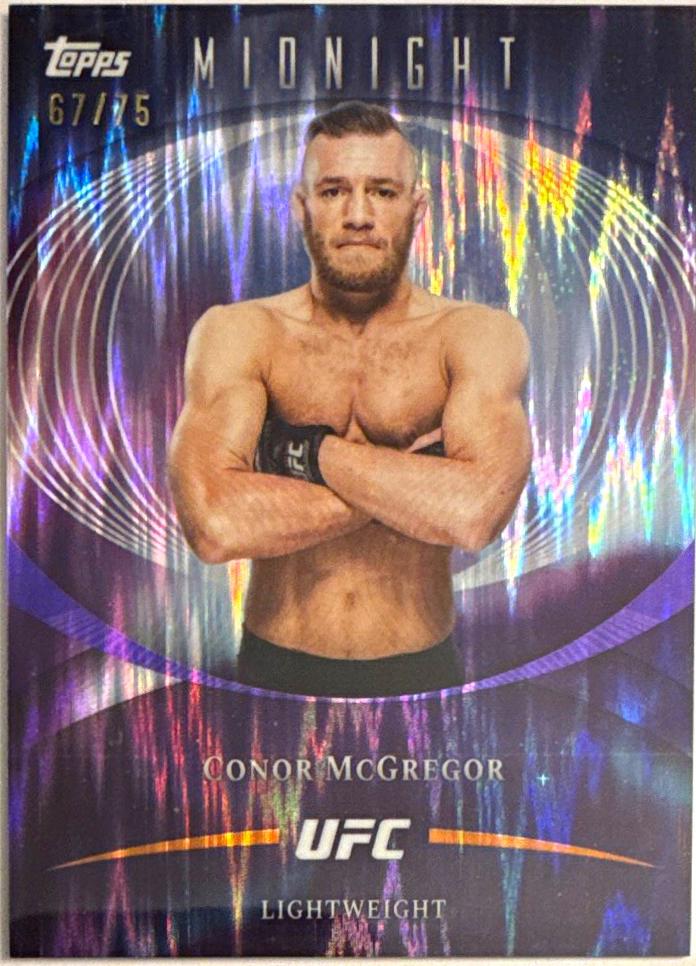 Conor McGregor 2026 Topps Midnight UFC Base #50 Dusk