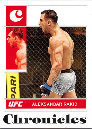 Aleksandar Rakic 2022 Panini Chronicles UFC Base Chronicles #26 Green