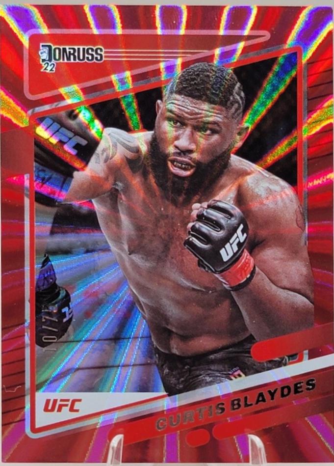 Curtis Blaydes 2022 Panini Donruss UFC Base #142 Red