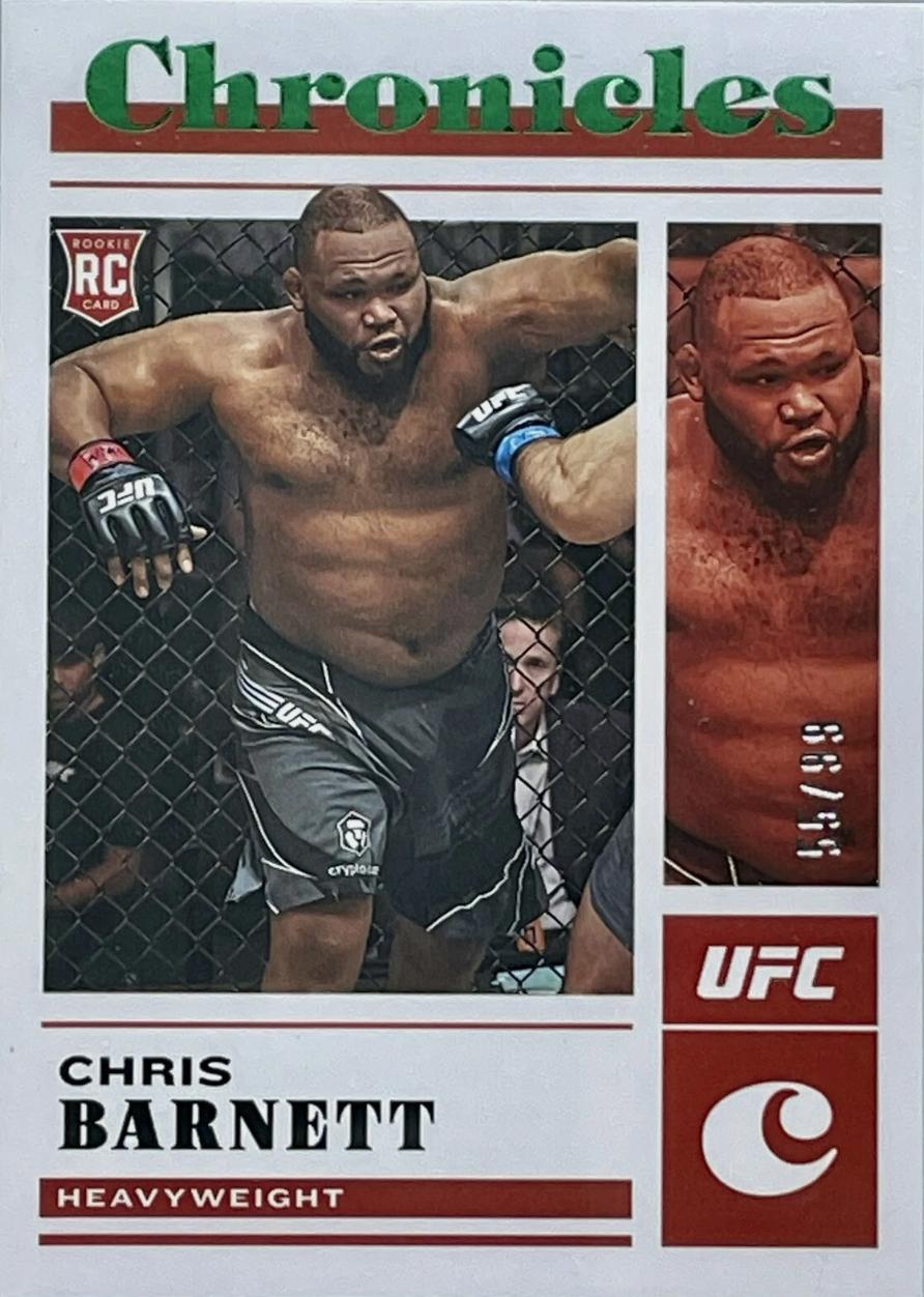 Chris Barnett 2023 Panini Chronicles UFC Base Chronicles #93 Green