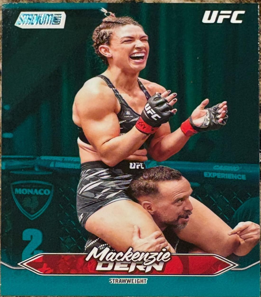 Mackenzie Dern 2025 Topps Stadium Club UFC Base #70 Teal