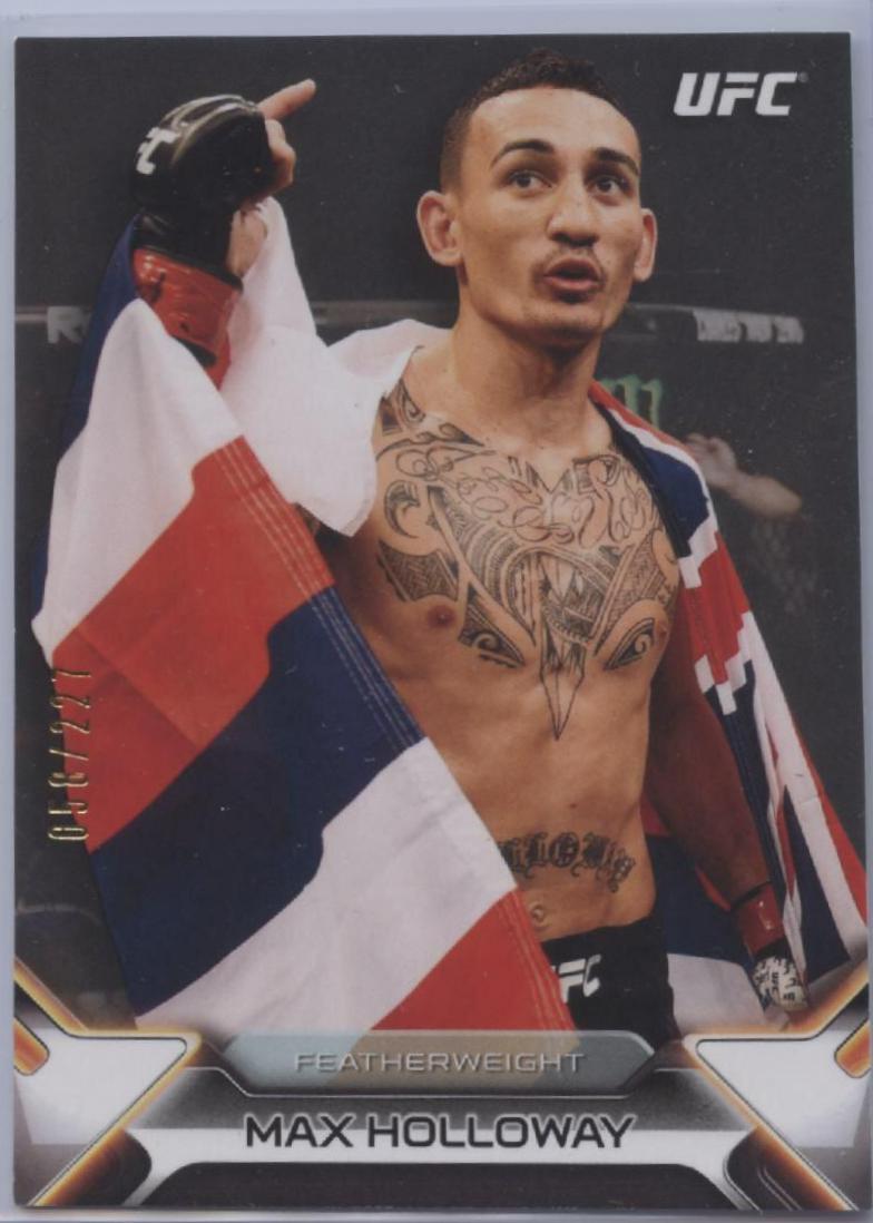 Max Holloway 2016 Topps UFC Knockout Base #28 Silver