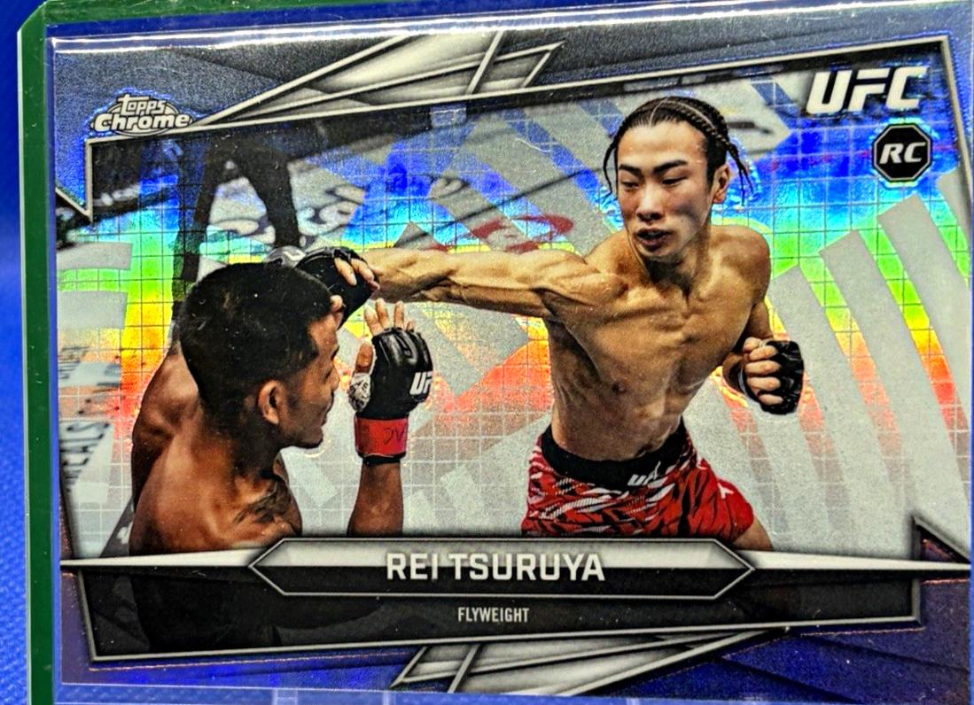 Rei Tsuruya 2026 Topps Chrome UFC Base #66 Sonar Refractor