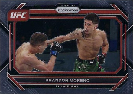 Brandon Moreno 2023 Panini Prizm UFC Base #38 Black