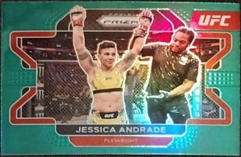 Jessica Andrade 2022 Panini Prizm UFC Base #63 Green