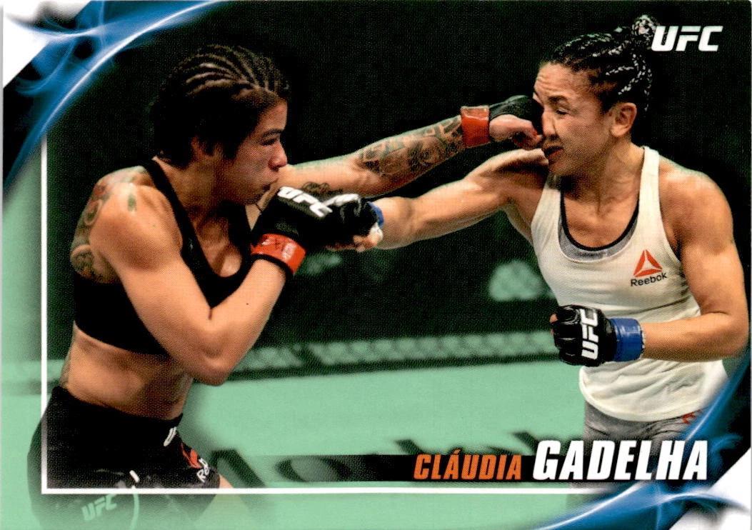 Claudia Gadelha 2019 Topps UFC Knockout Base #3 Green
