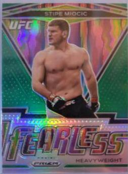 Stipe Miocic 2021 Panini Prizm UFC Fearless #11 Black