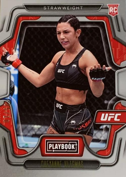 Cheyanne Vlismas 2023 Panini Chronicles UFC Base Playbook #120 Gold