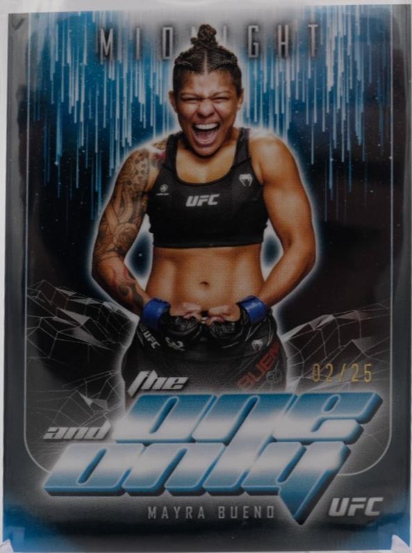 Mayra Bueno 2024 Topps Midnight UFC The One and Only #TO-7 Moonrise