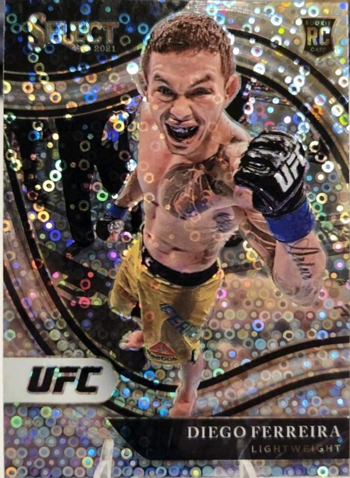 Diego Ferreira 2021 Panini Select UFC Octagonside #289 Disco