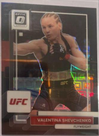 Valentina Shevchenko 2023 Panini Donruss Optic UFC Base #77 Black Pandora