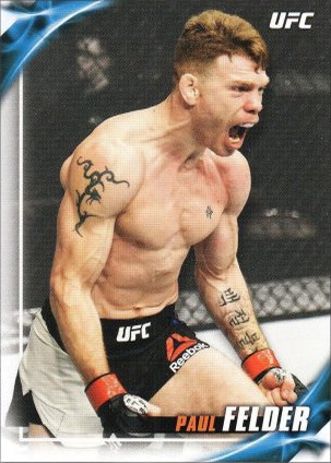 Paul Felder 2019 Topps UFC Knockout Base #71 Purple