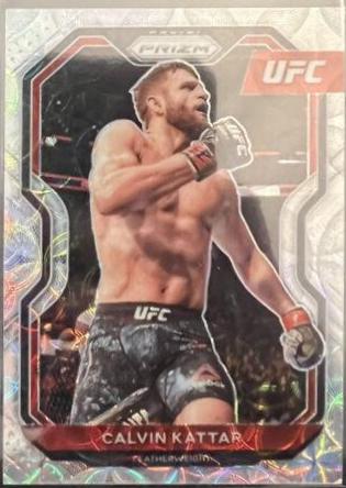 Calvin Kattar 2021 Panini Prizm UFC Base #58 Premium