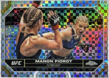 Manon Fiorot 2024 Topps Chrome UFC Base #120 X-Fractor