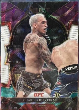 Charles Oliveira 2023 Panini Select UFC Octagonside #236 Tri Color
