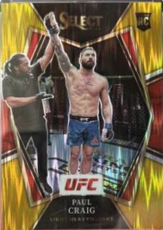 Paul Craig 2022 Panini Select UFC Concourse #99 Gold Flash