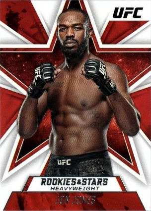 Jon Jones 2021 Panini Chronicles UFC Base Rookies and Stars #84 Platinum