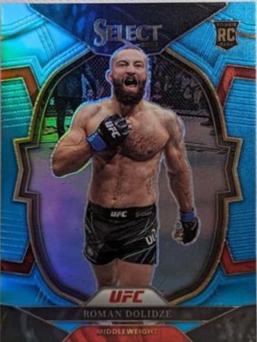 Roman Dolidze 2023 Panini Select UFC Concourse #3 Light Blue