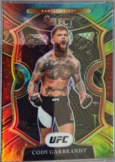Cody Garbrandt 2021 Panini Select UFC Concourse #20 Tie Dye