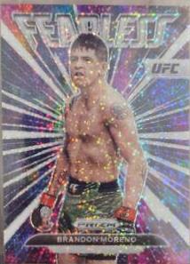 Brandon Moreno 2023 Panini Prizm UFC Fearless #1 White Sparkle