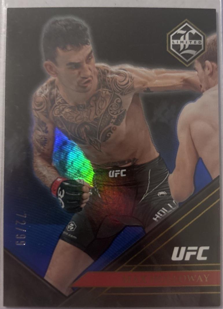 Max Holloway 2023 Panini Chronicles UFC Base Limited #203 Blue