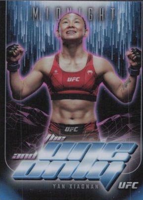 Yan Xiaonan 2024 Topps Midnight UFC The One and Only #TO-23 Black Light