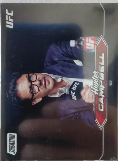 Hunter Campbell 2025 Topps Stadium Club UFC Base #167 Black