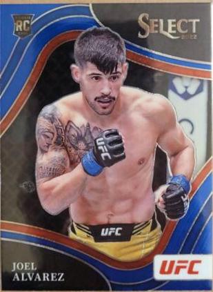 Joel Alvarez 2022 Panini Select UFC Octagonside #296 Blue Prizm