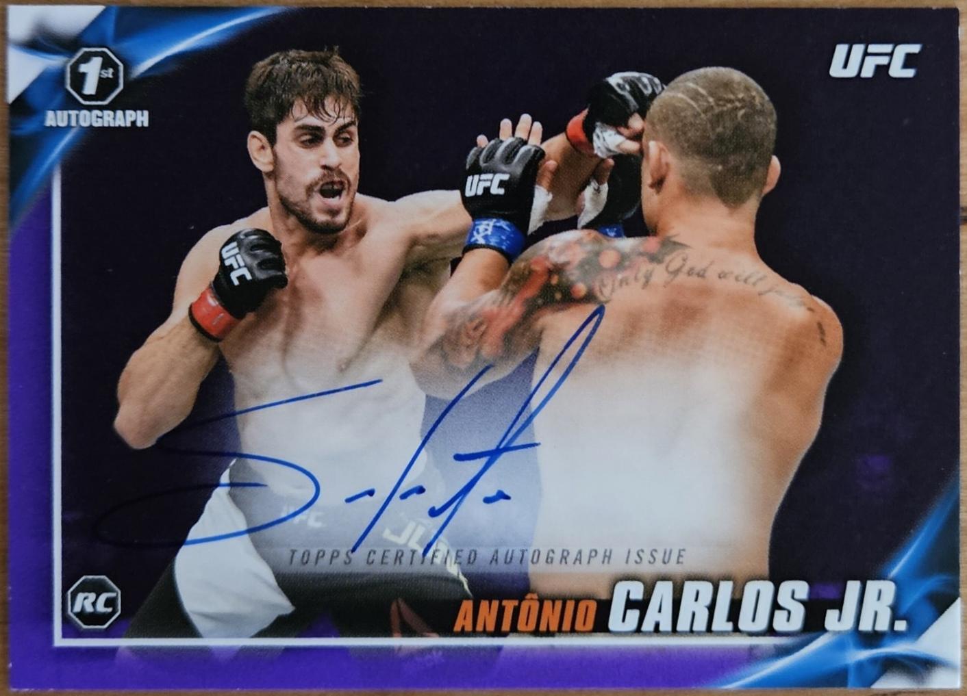 Antonio Carlos Junior 2019 Topps UFC Knockout Knockout Autographs #KA-ACJ Purple