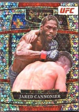 Jared Cannonier 2022 Panini Select UFC Concourse #8 Disco