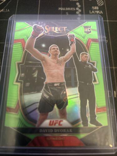 David Dvorak 2023 Panini Select UFC Concourse #42 Neon Green