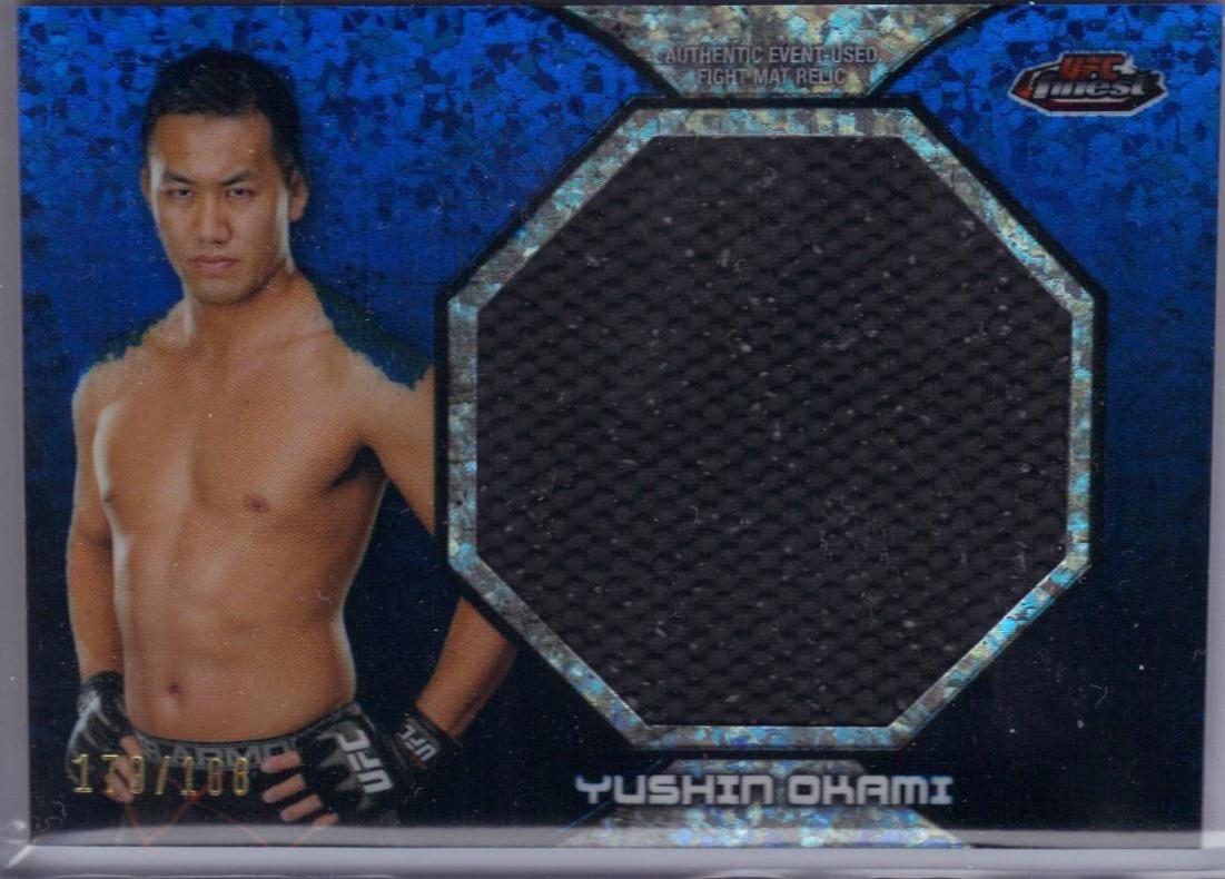 Yushin Okami 2013 Topps Finest UFC Base #21 Blue