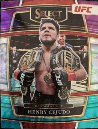 Henry Cejudo 2022 Panini Select UFC Concourse #42 Tri Color