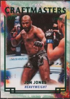Jon Jones 2024 Topps Knockout UFC Craftmasters #CRM-4 Emerald