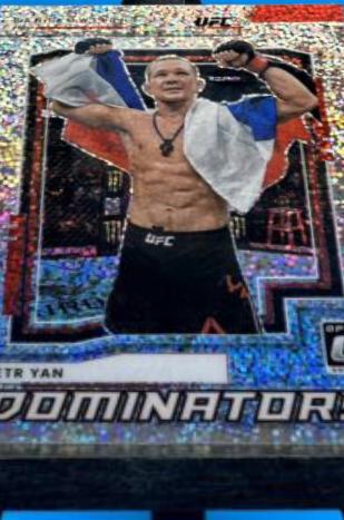 Petr Yan 2022 Panini Donruss Optic UFC Dominators #6 White Sparkle
