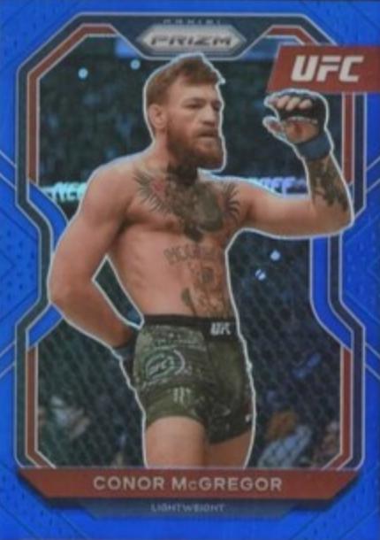 Conor McGregor 2021 Panini Prizm UFC Base #30 Blue