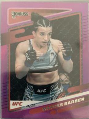 Maycee Barber 2022 Panini Donruss UFC Base #133 Purple Flood
