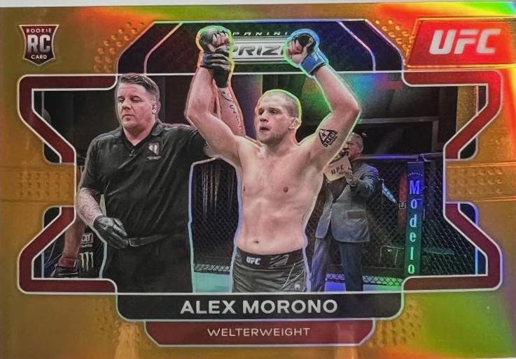 Alex Morono 2022 Panini Prizm UFC Base #25 Orange