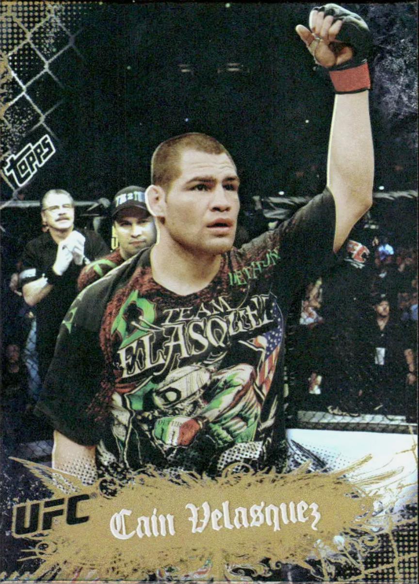Cain Velasquez 2010 Topps UFC Main Event Base #67 Gold
