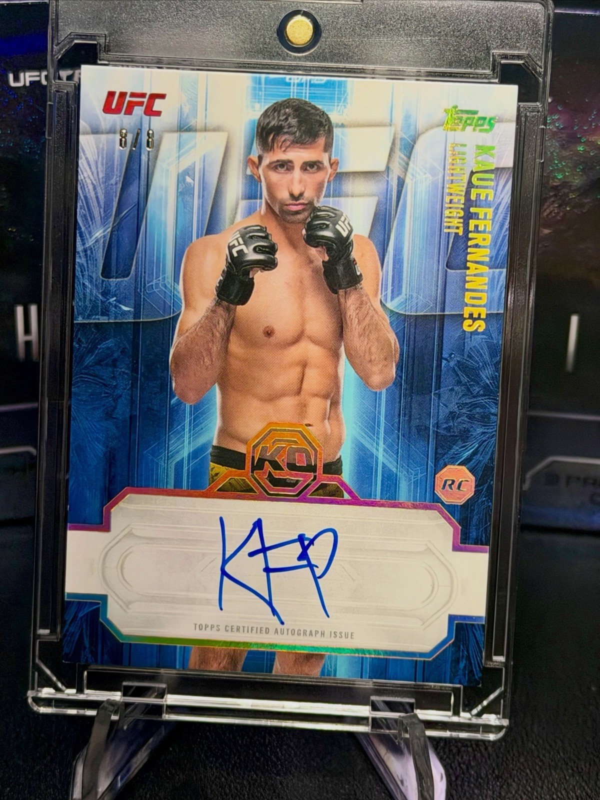 Kaue Fernandes 2026 Topps Knockout UFC Knockout Autographs #KOA-KFS Platinum