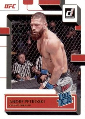 Andre Petroski 2023 Panini Donruss UFC Base #201 Press Proof Purple