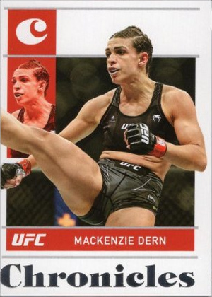 Mackenzie Dern 2022 Panini Chronicles UFC Base Chronicles #28 Purple