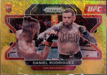 Daniel Rodriguez 2022 Panini Prizm UFC Base #89 Gold Shimmer