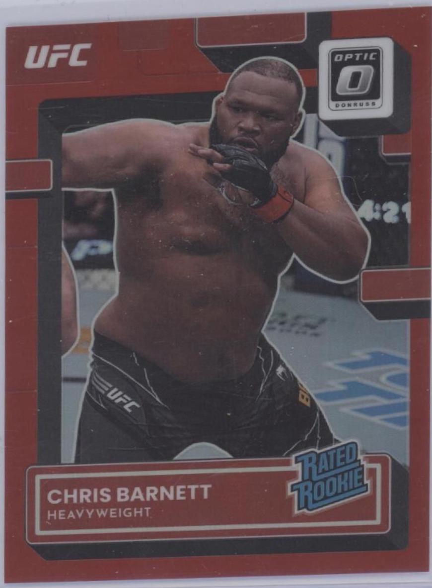 Chris Barnett 2023 Panini Donruss Optic UFC Base #112 Red